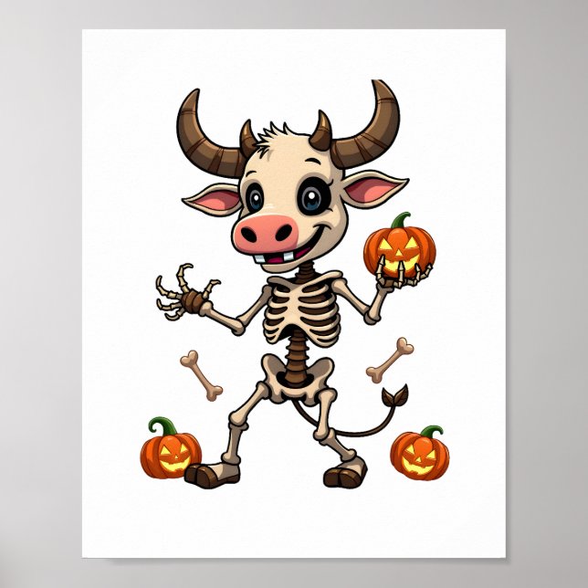 Skeleton Cow Parade Poster (Vorne)