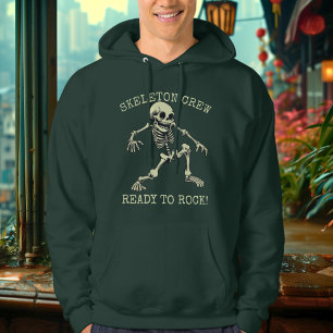 Skeleton Crew Ready to Rock! - Rockender Skelett Hoodie