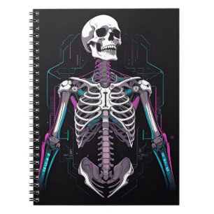 Skeleton Cyber Notizblock