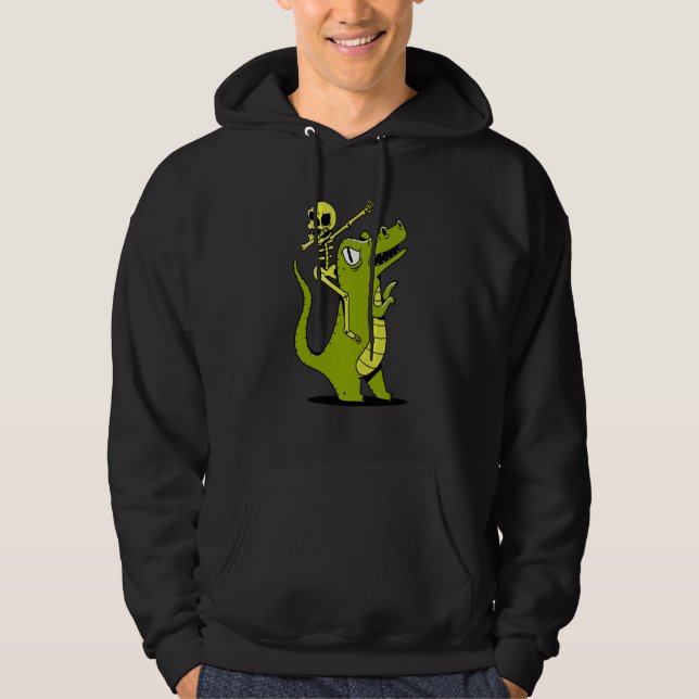 skeleton dab dabbing rex hoodie (Vorderseite)