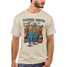 Skeleton Dance Crew Shirt Funny Dancing Skelett