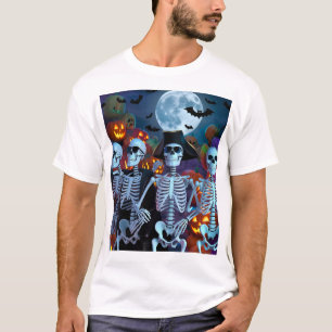 Skeleton Dance-Off Halloween T-Shirt