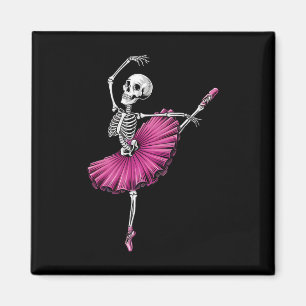 Skeleton Dancing Ballet Liebhaber Spooky Halloween Magnet
