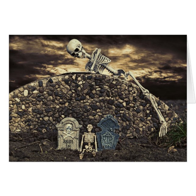 Skeleton d'Halloween (Devant horizontal)
