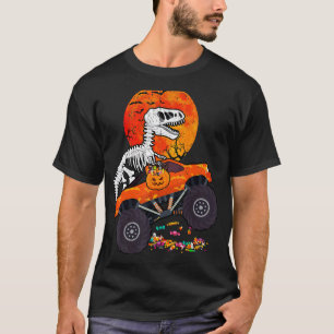 Skeleton Dinosaur Monster Truck Moon Candy Kleinki T-Shirt