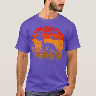 Skeleton Dinosaurier Trick oder Behandlung Hallowe T-Shirt