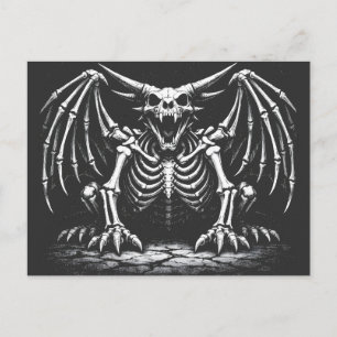 Skeleton-Drache von BurnsInHell Postkarte