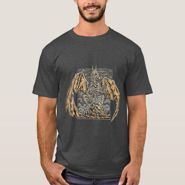 Skeleton Dragon T-Shirt (Vorderseite)
