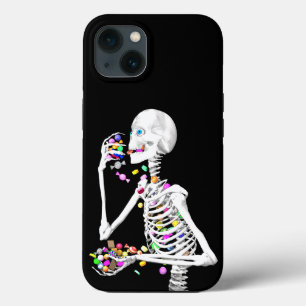 Skeleton Eating Halloween Candy title_seo2