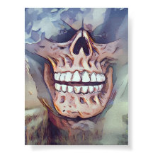 Skeleton Face 20" x 24" Poster