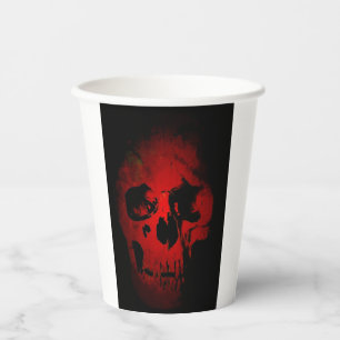 Skeleton Fantasy Art Heavy Metal Pappbecher