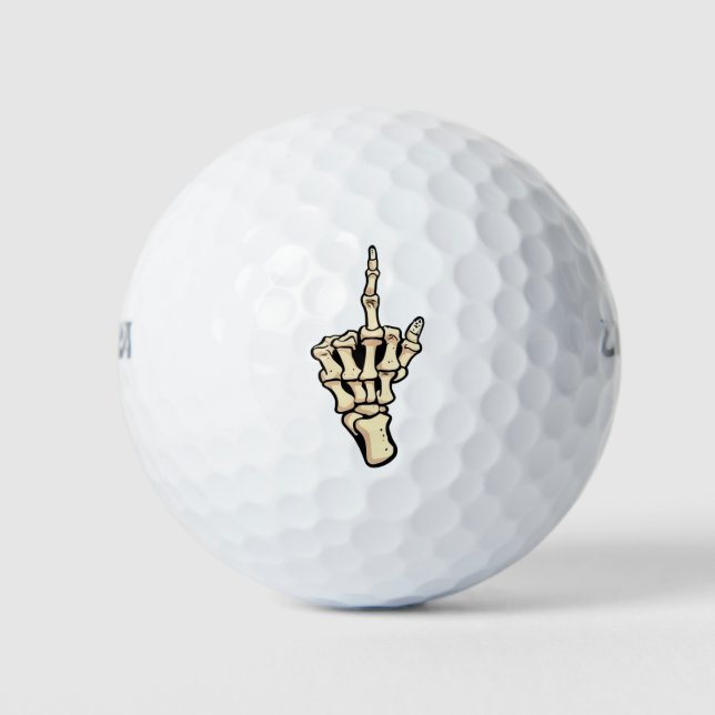 Skeleton Finger Golfball (Vorderseite)