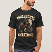 Skeleton Football Halloween Vintage abgenutzt