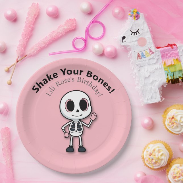 Skeleton Fun | Halloween-Party Pappteller (Party)