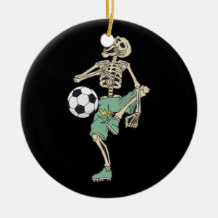Skeleton Fußball Halloween Kostüme Männer Frauen Keramik Ornament