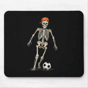 Skeleton-Fußball-Halloween-Lustig-Gräulich-Spielen Mousepad