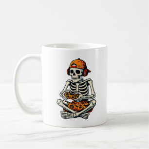 Skeleton Gamer Headphone Funny Halloween Gaming Kaffeetasse