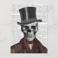 Skeleton Gentleman and Top Hat