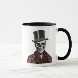 Skeleton Gentleman and Top Hat Tasse