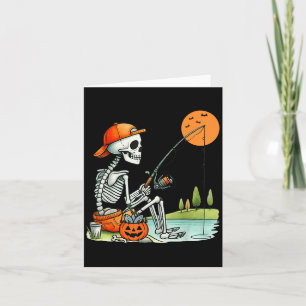 Skeleton Girl Drinking Coffee Peace Sign Graphic F Karte
