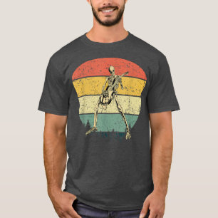 Skeleton Gitarre Acoustic Classical Funny Guit T-Shirt