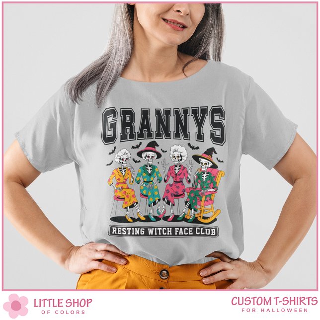 Skeleton Grannys Restrukturierung Hexenmeisterscha T-Shirt (Von Creator hochgeladen)