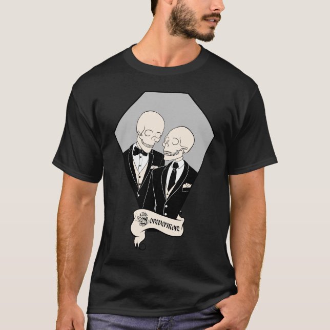 Skeleton Grooms T-Shirt (Vorderseite)