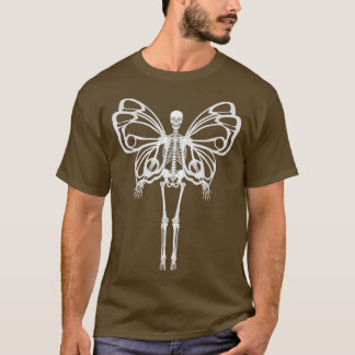 Skeleton Grunge Ästhetik Fairy Dark Goth Horror F T-Shirt