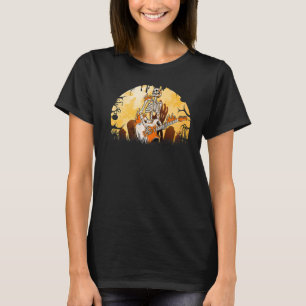 Skeleton Guitar Rock Gitarrist Halloween Costume D T-Shirt