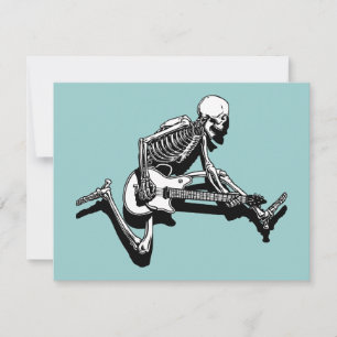 Skeleton Guitarist Jump