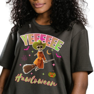 Skeleton Halloween Funny Tri-Blend Shirt