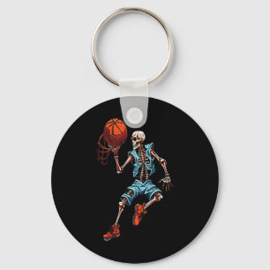 Skeleton Halloween Spooky Dunking Skull-Kostüm Schlüsselanhänger