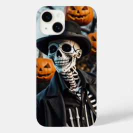 Skeleton Halloween T-Shirt Case-Mate iPhone 14 Hülle