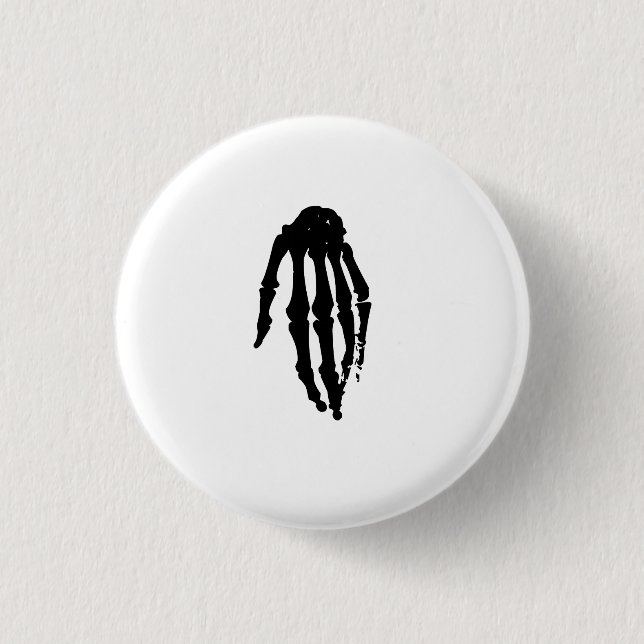 Skeleton Hand Button (Vorderseite)