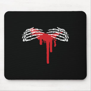 Skeleton Hand Halloween Kostüm Beängstigend Gothic Mousepad