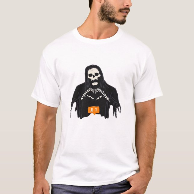 Skeleton Hand Heart Follower Classic T-Shirt (Vorderseite)