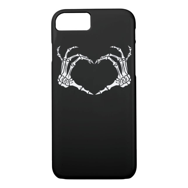 Skeleton Hand Heart Halloween Design Case-Mate iPhone Hülle (Rückseite)