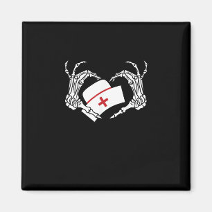 Skeleton Hand Heart Lazy Diy Halloween Kostüm Nur Magnet