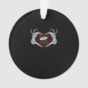 Skeleton Hand Heart Lazy Diy Halloween Kostümkost Ornament