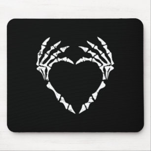 Skeleton Hand Heart Pocket Halloween Kostüm Funny Mousepad