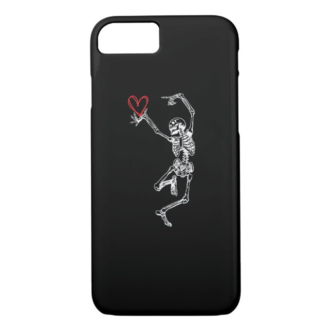 Skeleton Hand Heart Valentinstag Case-Mate iPhone Hülle (Rückseite)