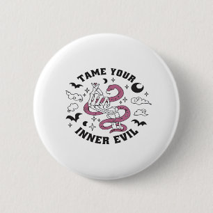 Skeleton Hand Herzmachen Button