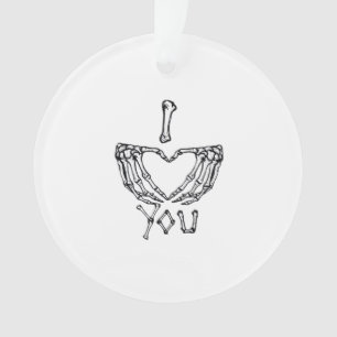 Skeleton Hand Herzmachen Ornament
