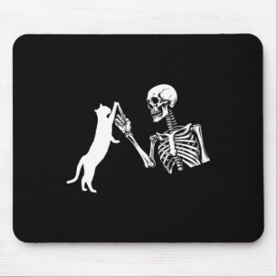 Skeleton Hand Kat Spaß Halloween Kostüm Sk Mousepad