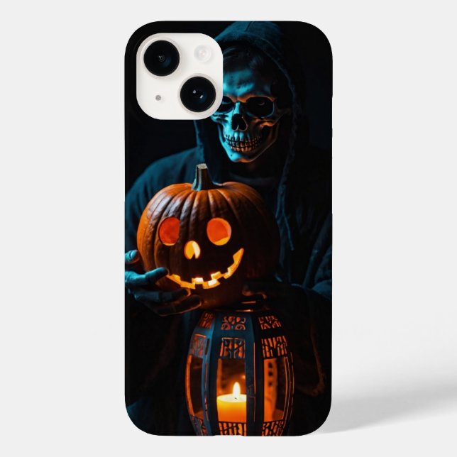 Skeleton Hand Lantern Case-Mate iPhone 14 Hülle (Rückseite)