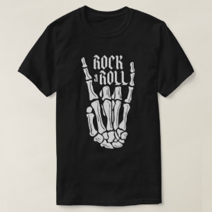 Skeleton Hand Rock and Roll T-Shirt