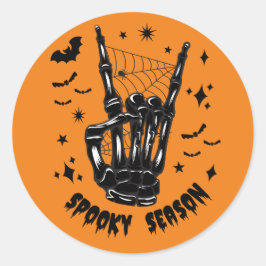 Skeleton Hand Spooky Season Sticker