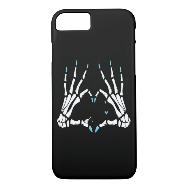 Skeleton Handklassisches Halloween Case-Mate iPhone Hülle (Rückseite)