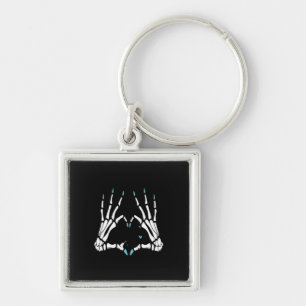Skeleton Handklassisches Halloween Schlüsselanhänger