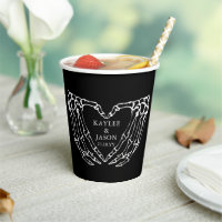 Skeleton Hands Fall Paare Dusche bis zum Tod